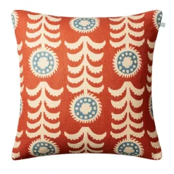 Housse de coussin Alok 50x50 cm, Beige-orange-blue