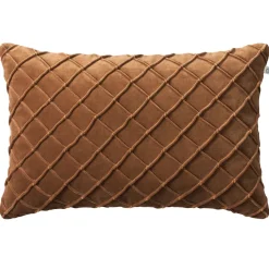Housse de coussin Deva 40x60 cm, Cognac