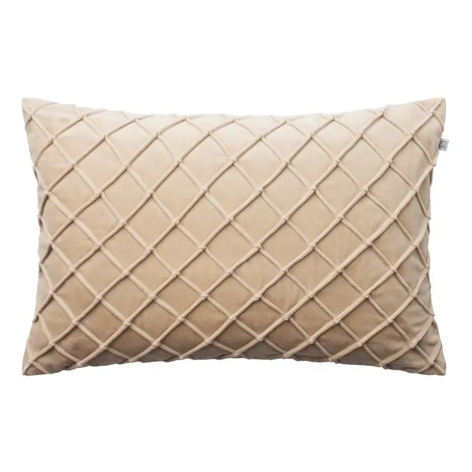 Housse de coussin Deva 40x60 cm, Hâlé