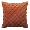 Housse de coussin Deva 50x50 cm, Terre cuite