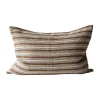 Housse de coussin Dino 40x60 cm, Block print brown