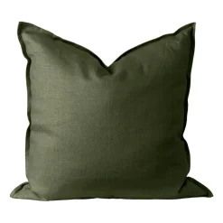 Housse de coussin en lin Calm 50x50 cm, Forest Green