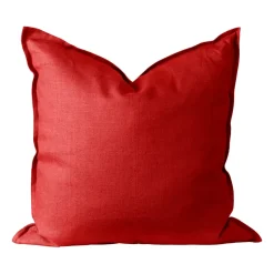 Housse de coussin en lin Calm 50x50 cm, Red