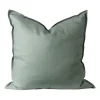 Housse de coussin en lin Calm 50x50 cm, Smokey Blue