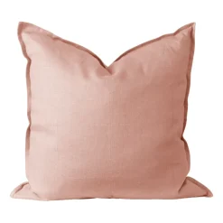 Housse de coussin en lin Calm 50x50 cm, Dusty Rose