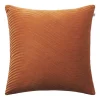 Housse de coussin Kunal 50x50 cm, Terre cuite