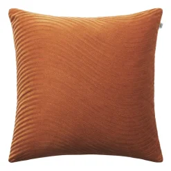 Housse de coussin Kunal 50x50 cm, Terre cuite