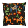 Housse de coussin Leksand, noir