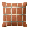Housse de coussin Raha 50x50 cm, Apricot orange-heaven blue