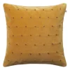 Housse de coussin Roma 50x50 cm, Jaune masala-cognac