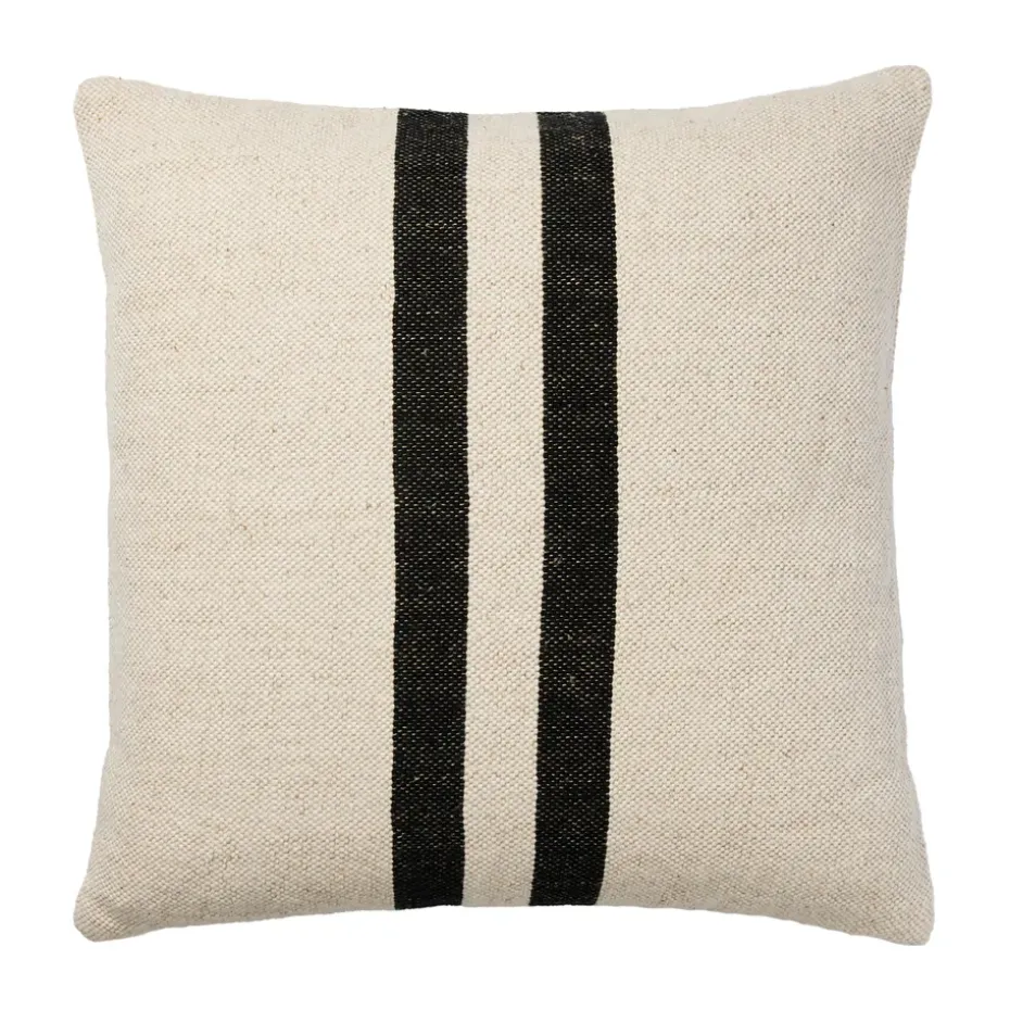 Housse de coussin Sigrun, Light beige-black, 50x50 cm
