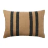 Housse de coussin Sigrun, Brown kelp-black, 40x60 cm