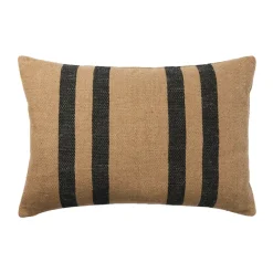 Housse de coussin Sigrun, Brown kelp-black, 40x60 cm