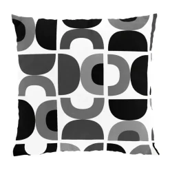 Housse de coussin Spiraldans 47x47 cm, Gris