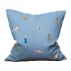 Housse de coussin Swimmers 45x45 cm, Blue