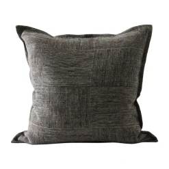 Housse de coussin Theo 50x50 cm, Noir