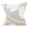Housse de coussin Water lilies, Beige-blanc