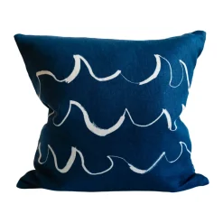 Housse de coussin Wave 48x48 cm, Blue