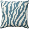 Housse de coussin Zèbre 50 x 50 cm, Bleu ciel