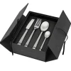 Hune couverts 16 pcs, Brushed satin hammered