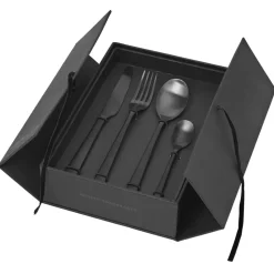 Hune couverts 16 pcs, titane noir mat