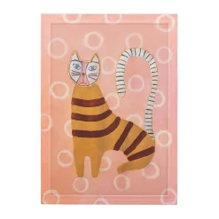 Illustration Missy avec cadre 40x56 cm, Rose