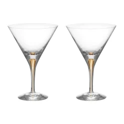 Intermezzo verres à martini 25 cl lot de 2, Or