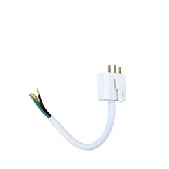 Interrupteur de lampe DCL, blanc, avec fil 15 cm