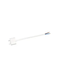 Interrupteur de lampe DCL, blanc, avec fil 18 cm, non mis à la terre