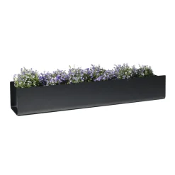 Jardinière Jorda, Noir 100 cm