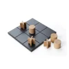 Jeu Play, Noir-pièces de jeu en chêne huilé blanc