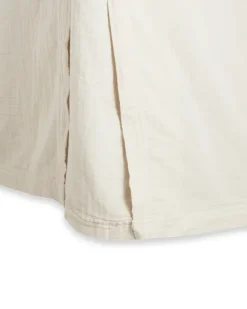 Jupe de lit Muslin, Coquille d'œuf, 180x200x53 cm