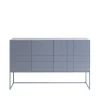 Kilt Light 137 table d'appoint, nordic blue, 3 portes