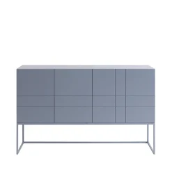 Kilt Light 137 table d'appoint, nordic blue, 3 portes