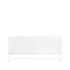Kilt Light 180 table d'appoint, white, 4 portes