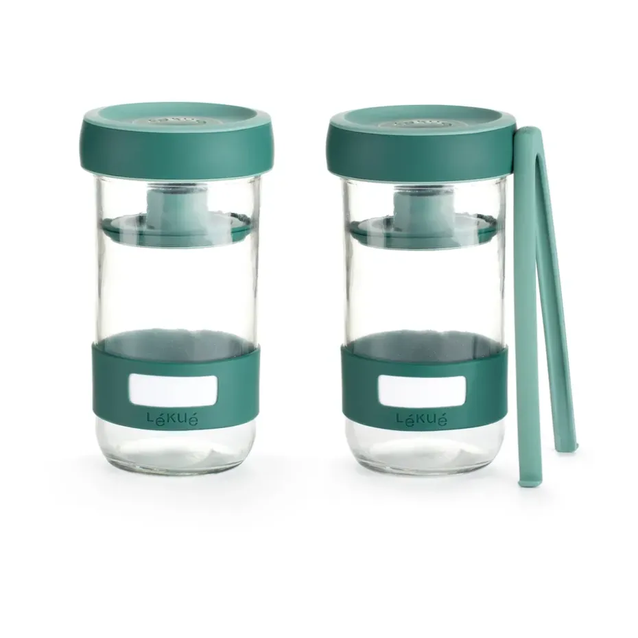 Kit de marinade Lékué 5 pièces, Vert