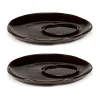 La Mère soucoupe pour tasse à expresso Ø11 cm lot de 2, Dark brown
