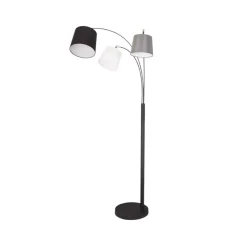 Lampadaire Foggy, sand black, 3 branches