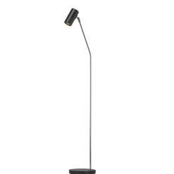 Lampadaire Minipoint GX224, noir-chrone