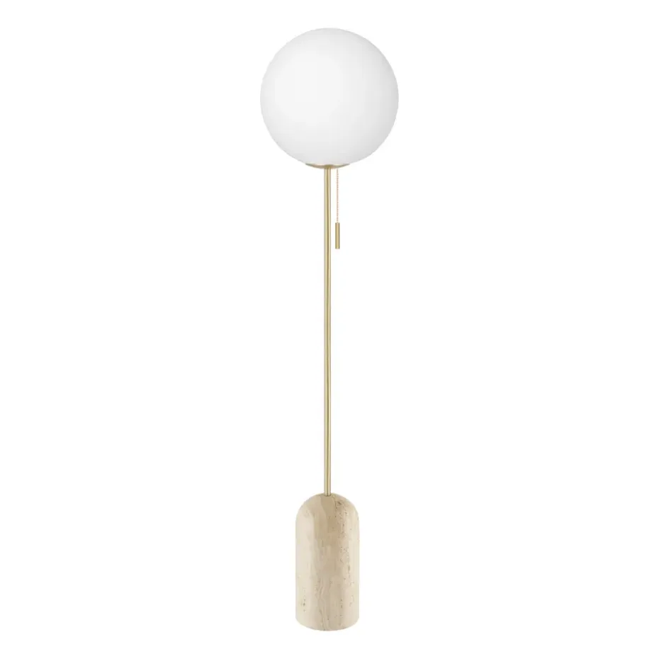 Lampadaire Torrano, Travertin