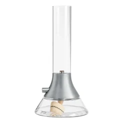 Lampe à huile Fyr 31 cm, Transparent-argent