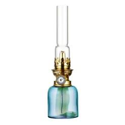 Lampe à pétrole Koholmen, bleu aqua