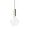 Lampe à suspension Collect petite, gris clair