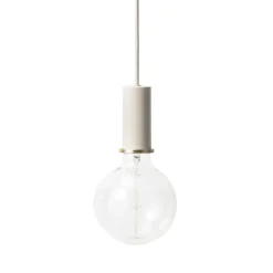 Lampe à suspension Collect petite, gris clair