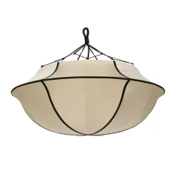 Lampe à suspension Indochina Classic Umbrella, Kit-black