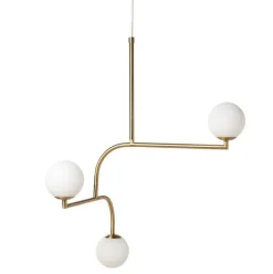 Lampe à suspension Mobil 70, laiton