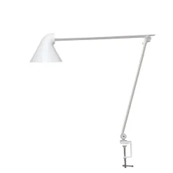 Lampe de bureau NJP, Blanc, clips, 2700k