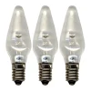 Lampe de rechange E10 universal-LED intérieur lot de 3, 2100K non dimmable
