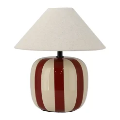 Lampe de table Alvar 31 cm, Rouge rouille