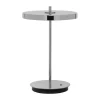 Lampe de table Asteria Move, Polished steel